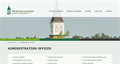 Desktop Screenshot of offices.nsuok.edu