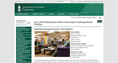 Desktop Screenshot of catalog.nsuok.edu