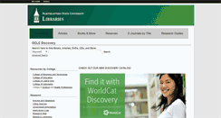 Desktop Screenshot of library.nsuok.edu